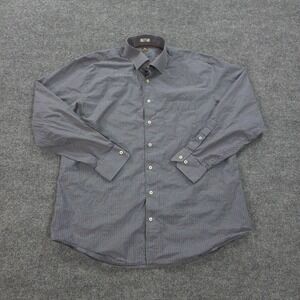 Peter Millar‎ Shirt Mens Extra Large Blue Gingham Casual Golf Prep Preppy Dress